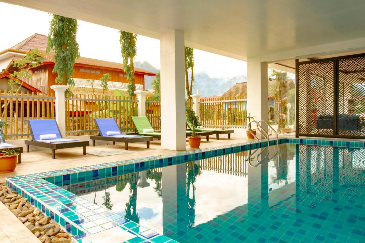 Vang Vieng Topview Hotel Buitenkant foto