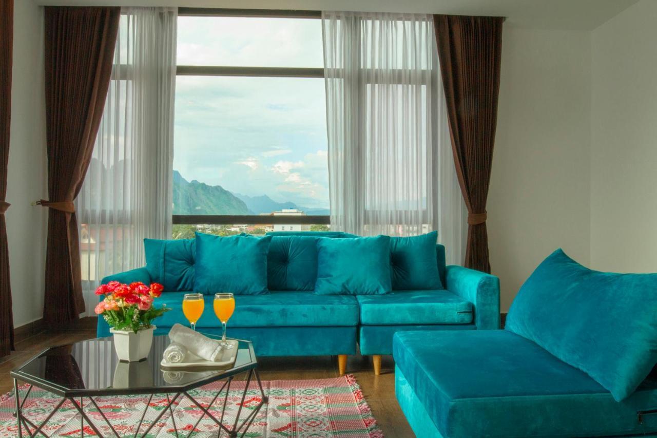 Vang Vieng Topview Hotel Buitenkant foto