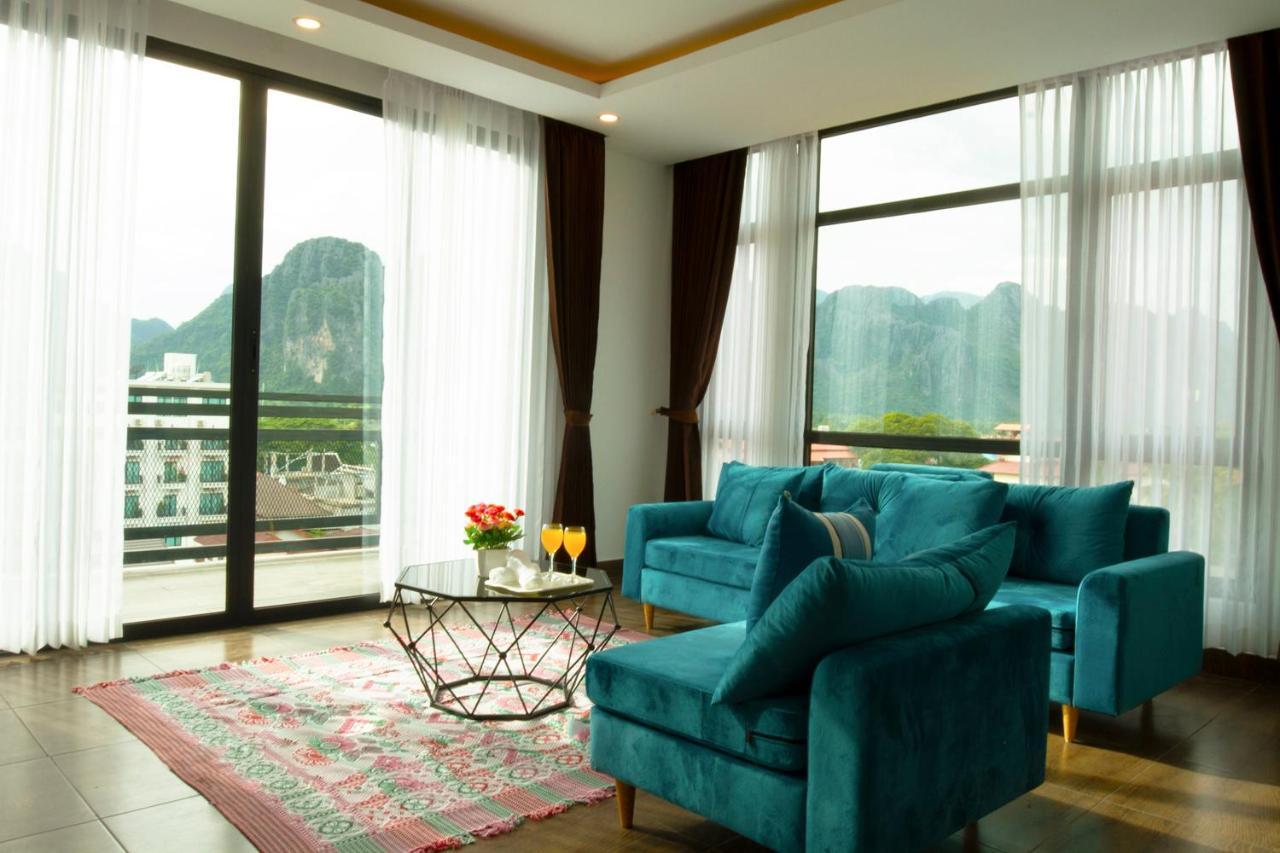 Vang Vieng Topview Hotel Buitenkant foto