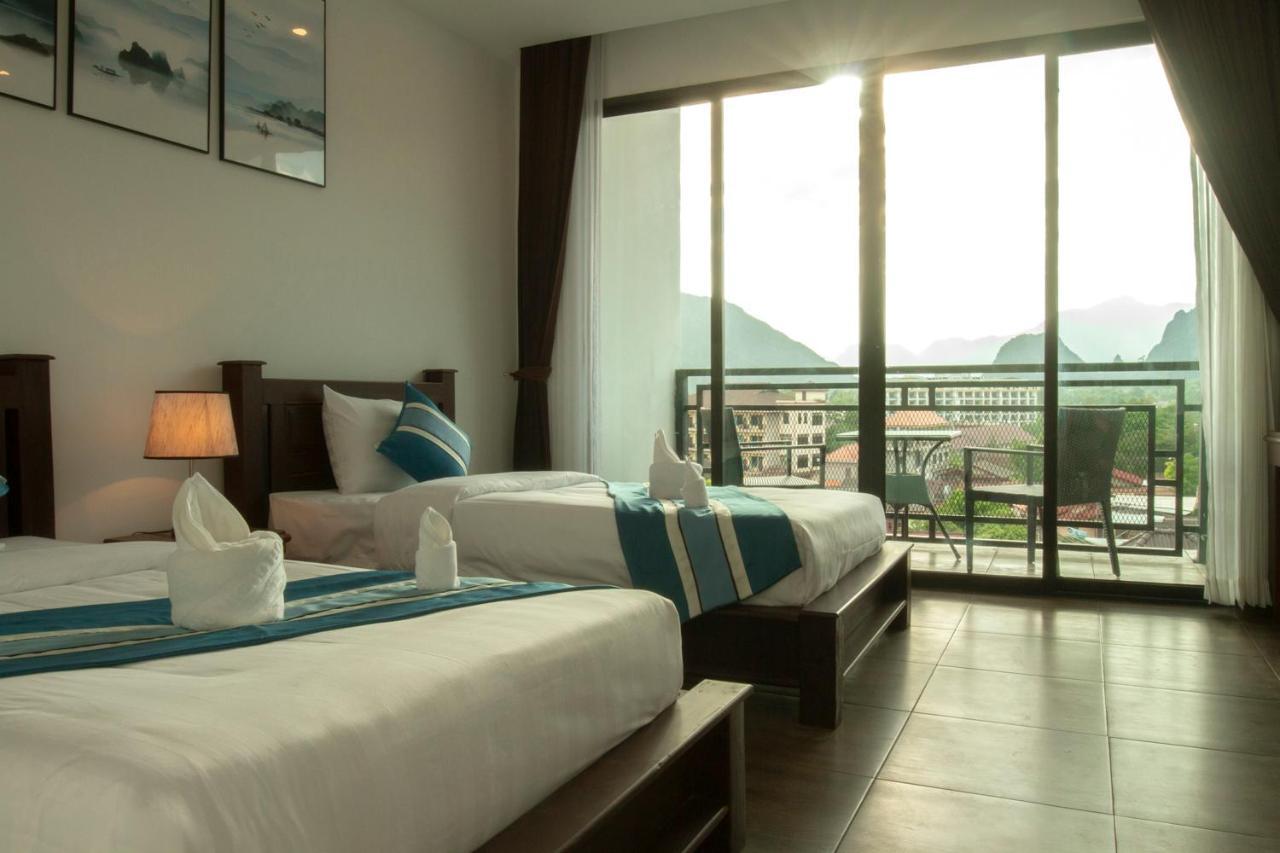 Vang Vieng Topview Hotel Buitenkant foto